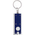 Key holder with a light, blue