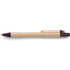 Ballpen with cardboard barrel, purple