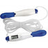 Skipping rope with a counting LCD display., cobalt blue