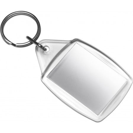 Plastic transparent key holder, neutral