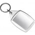 Plastic transparent key holder, neutral