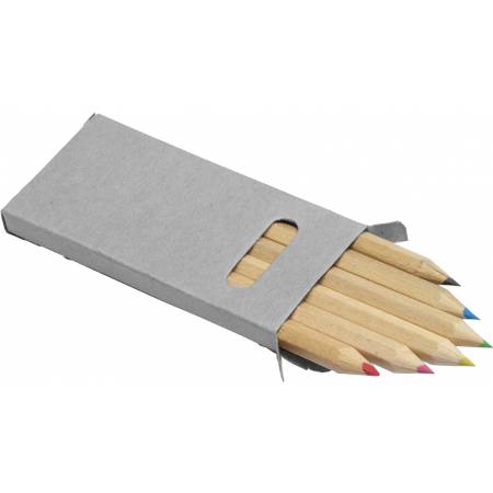 Six colour pencil set, no colour