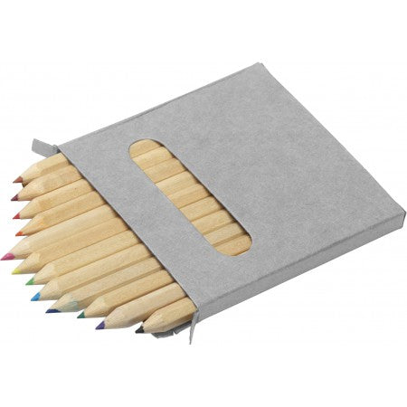 Twelve colour pencil set, no colour