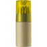 Colour pencils with sharpener, yellow