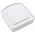 Plastic lunchbox., white