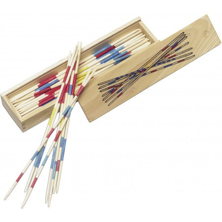 Mikado game in wooden box, no colour