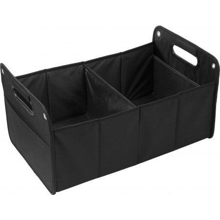 Foldable car organizer., black