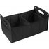 Foldable car organizer., black