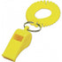 Whistle with wrist cord, yellow