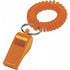 Whistle with wrist cord, orange