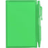 Notebook with pen, green