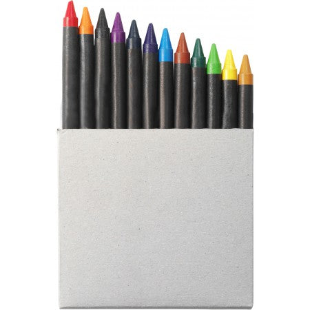 Crayon set in card box, no colour