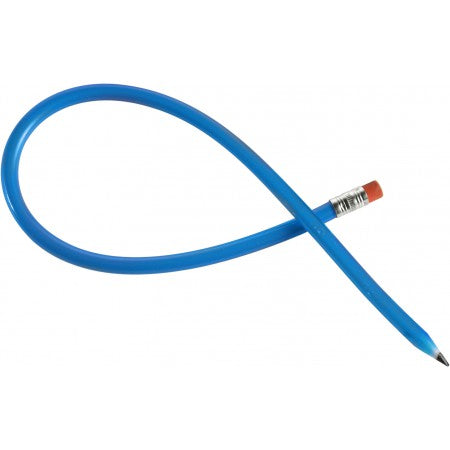 Pencil with eraser, blue