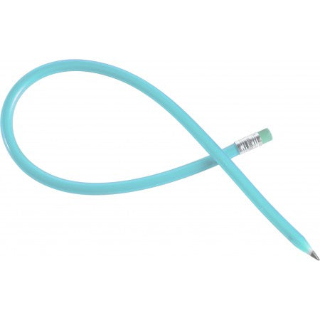 Pencil with eraser, light blue