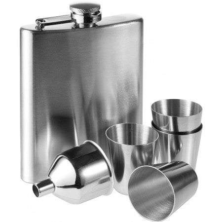 Hip flask, silver