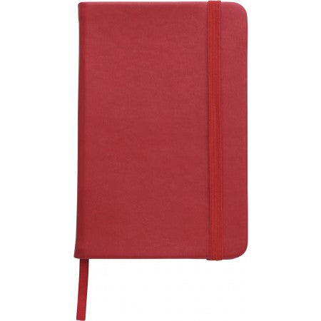 Soft feel notebook (approx. A6), red