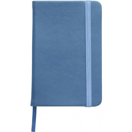 Soft feel notebook (approx. A6), light blue