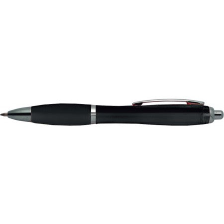 Newport ballpen, colour barrel, black