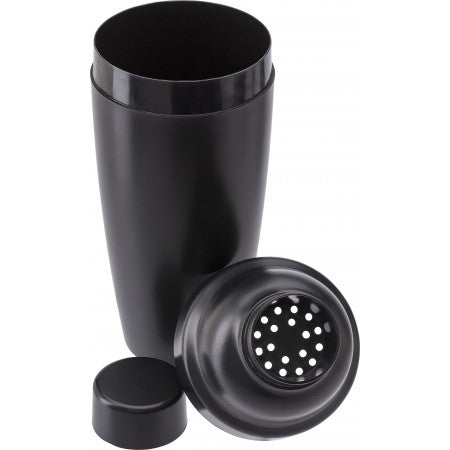 Plastic cocktail shaker., black