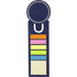 Bookmark and sticky notes., blue