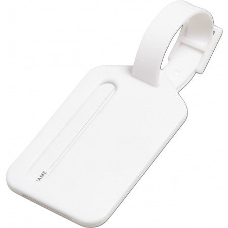 Luggage tag, white
