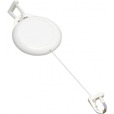 Plastic ID pass holder, white