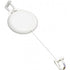 Plastic ID pass holder, white