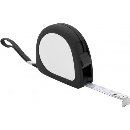 Tape measure, 5m, black