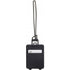 Plastic luggage tag, black