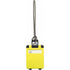 Plastic luggage tag, yellow