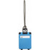 Plastic luggage tag, cobalt blue
