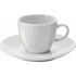 Porcelain cup and saucer (80ml), white