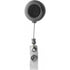 Ski pass holder with 80cm cord, black