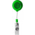 Ski pass holder with 80cm cord, light green