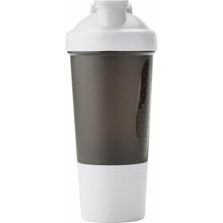 Plastic protein shaker (500ml)., white