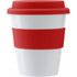 Plastic drinking mug (356ml), red