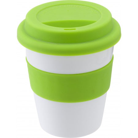 Plastic drinking mug (356ml), lime