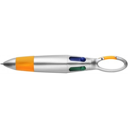Hearn four colour ink ballpen, orange