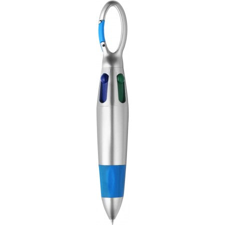 Hearn four colour ink ballpen, light blue