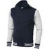 Varsity Jacket, Nvy/O White,XS