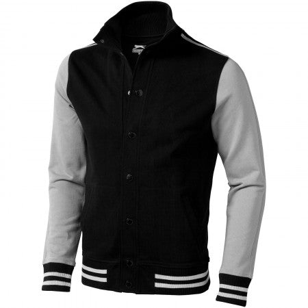 Varsity Jacket, Black/Grey, L