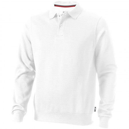 Referee Polo Sweat,Wht,S