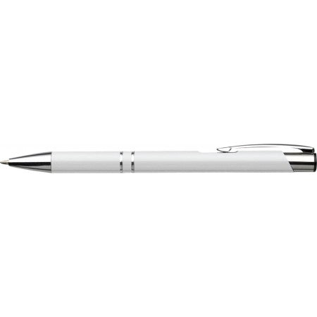 Push button ballpen, white