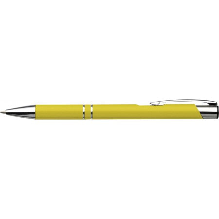 Push button ballpen, yellow
