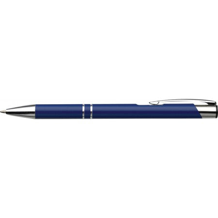 Push button ballpen, cobalt blue