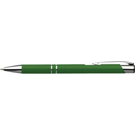 Push button ballpen, light green