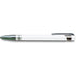 Aluminium ballpen, tin box, white
