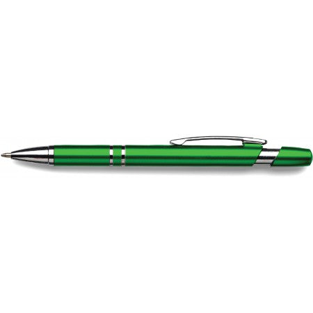 Retractable ballpen, light green