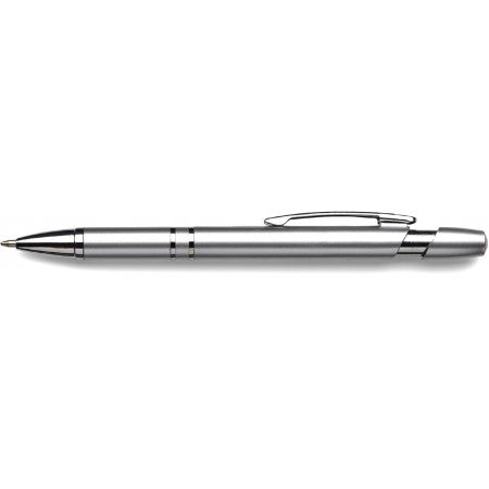 Retractable ballpen, silver
