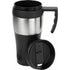 Travel mug (500ml), black/silver